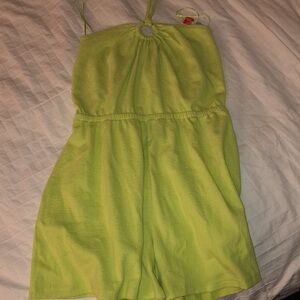 Neon Halter Fun-Suit, size M, Women’s